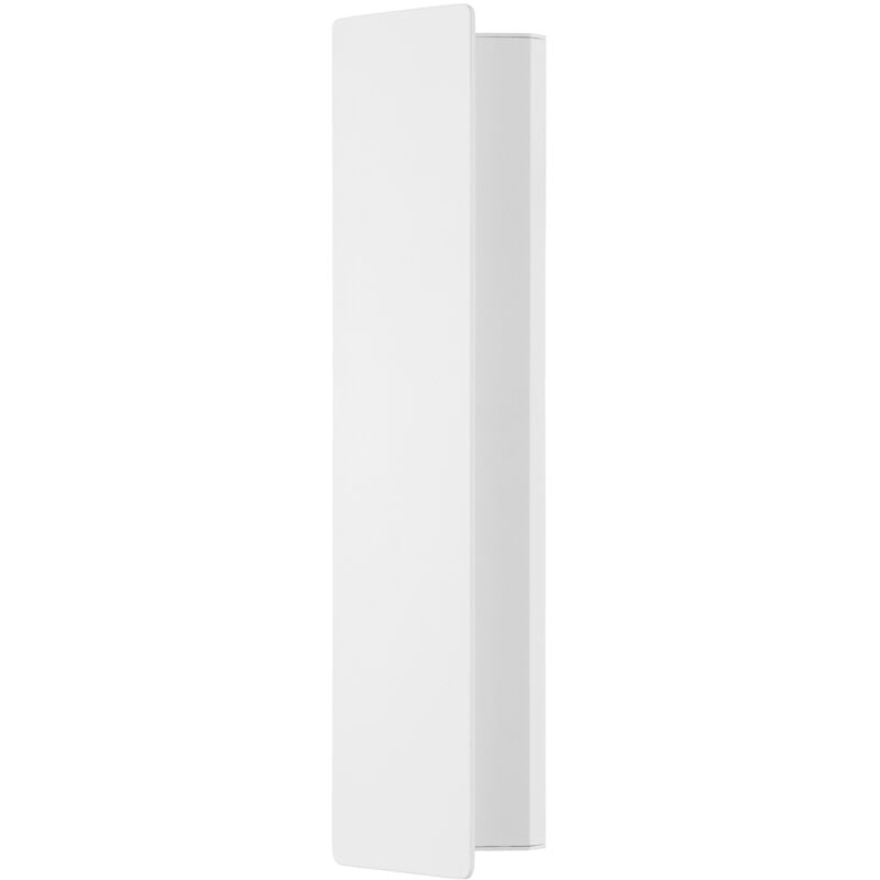 foto del prodotto applique moderna zubialde alluminio bianco luce led integrato 12w