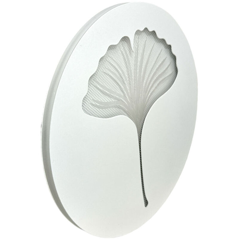 foto del prodotto applique moderno a led 9 watt da parete lumetto abat jour lampada decorativa con fiore 3 temperature di luce