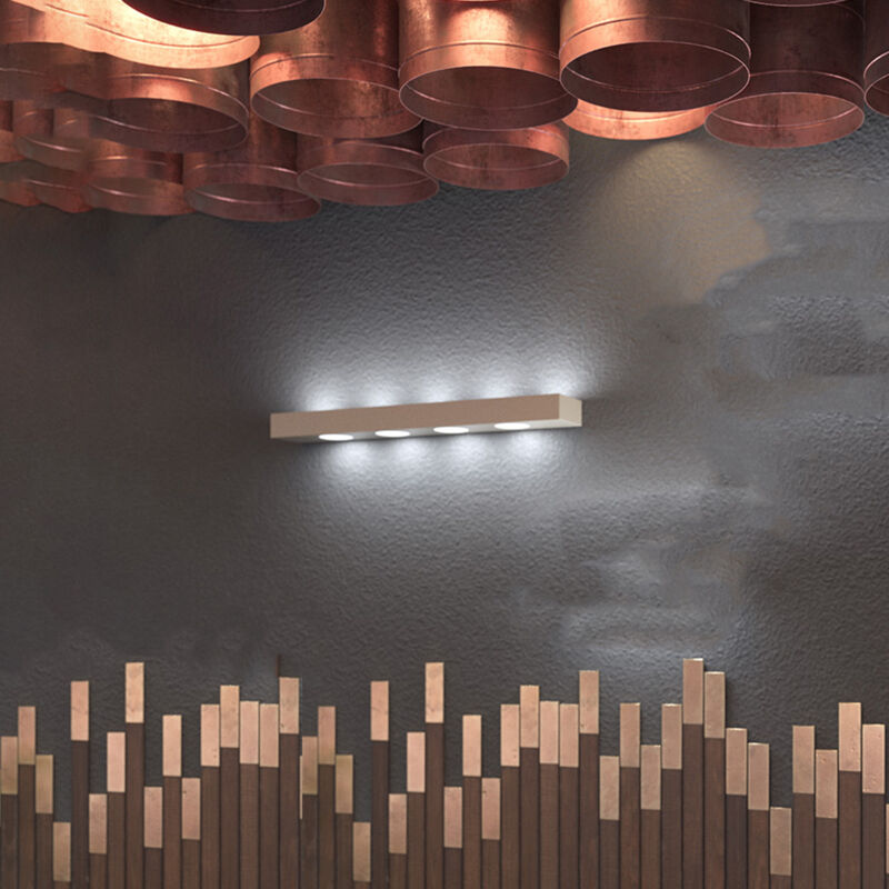foto del prodotto applique moderno beaside metallo sabbia 9 luci gx53