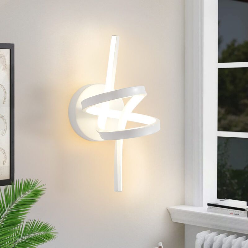 foto del prodotto applique murale led interna applique murale per scaletta corridoio salotto camera da letto bagno 7w design moderno appliques murales bianche bianco