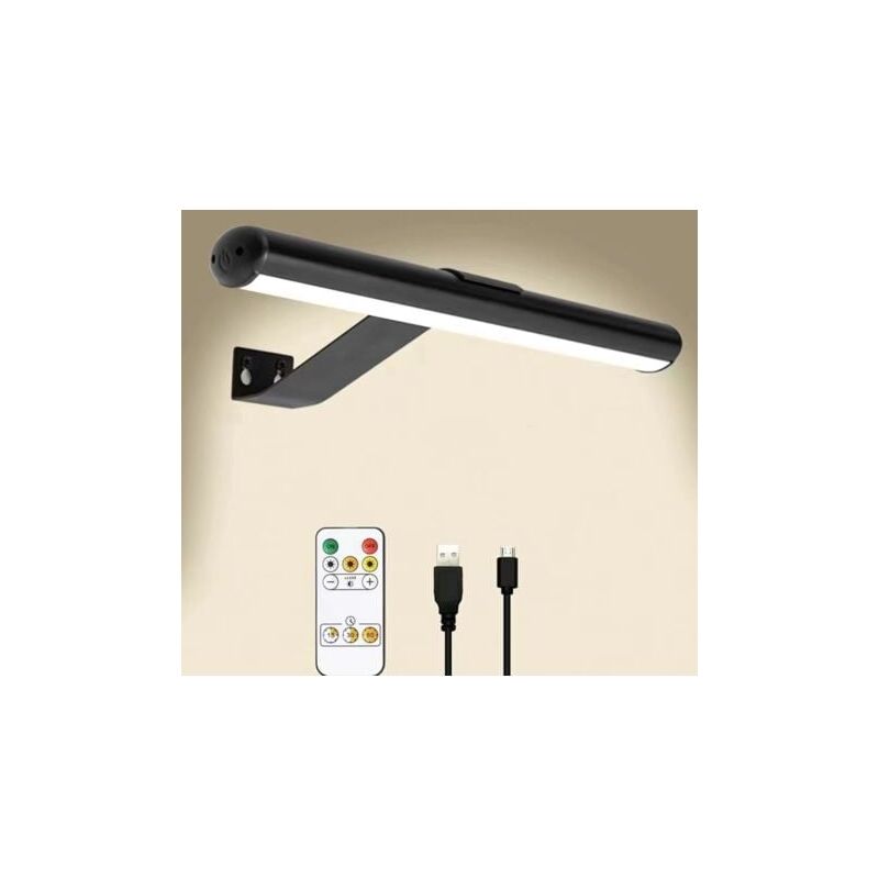 foto del prodotto applique murale sans fil avec d tecteur de mouvement, applique murale led sans fil avec t l commande, lumi re rechargeable par usb, clairage d image