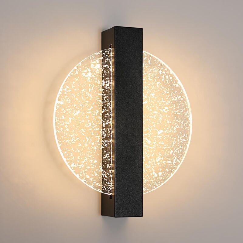 foto del prodotto applique murali led dimmerabile moderno rotondo lampada da parete dimmerabile 3000k 4000k 6000k per camere da letto, soggiorni, corridoi e disimpegni