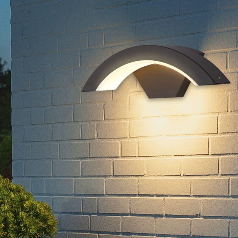 foto del prodotto applique murali led esterno interno 24w ip54 luce calda 3000k metallo goeco