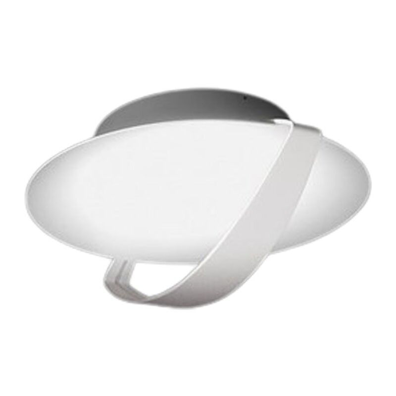 foto del prodotto applique nobile da parete led 18w 3000k verniciato bianco dl002 bi