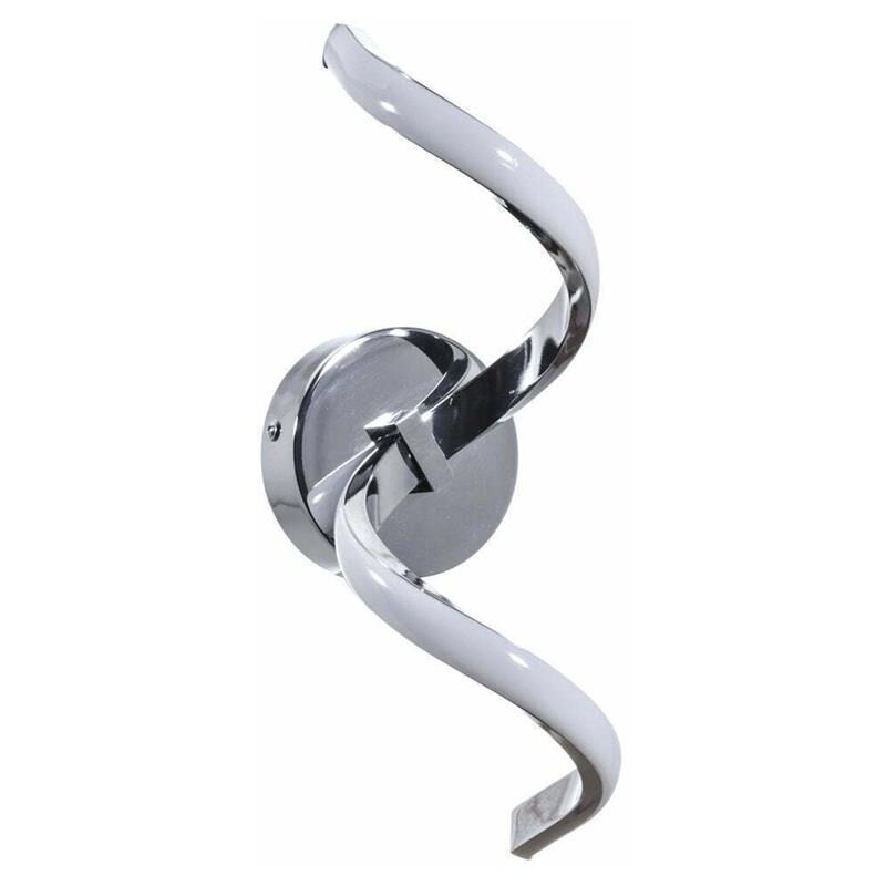 foto del prodotto applique nodo a led 8w 716 lm 4500k bicolor bianco e cromo