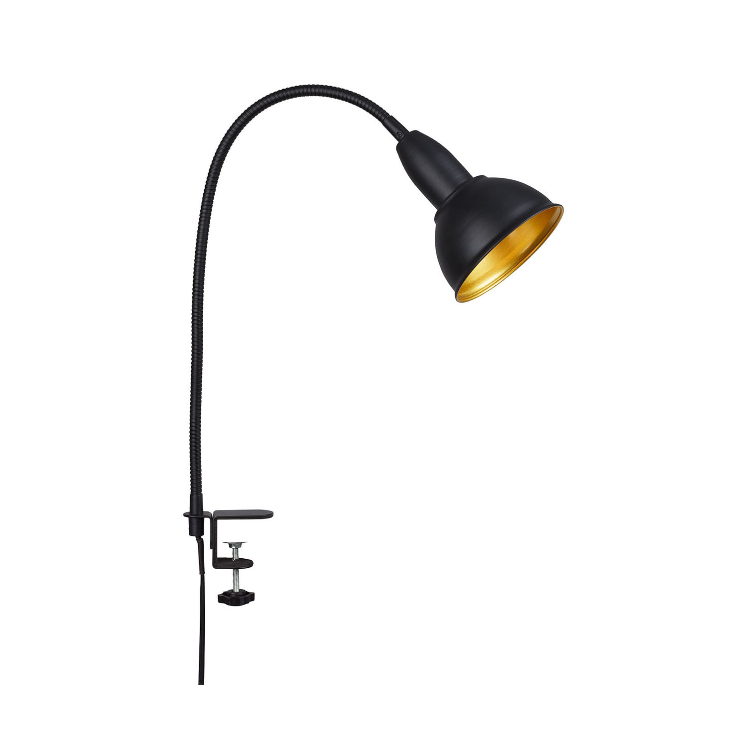 foto del prodotto applique nordico hygge metallo nero 1 luce e14