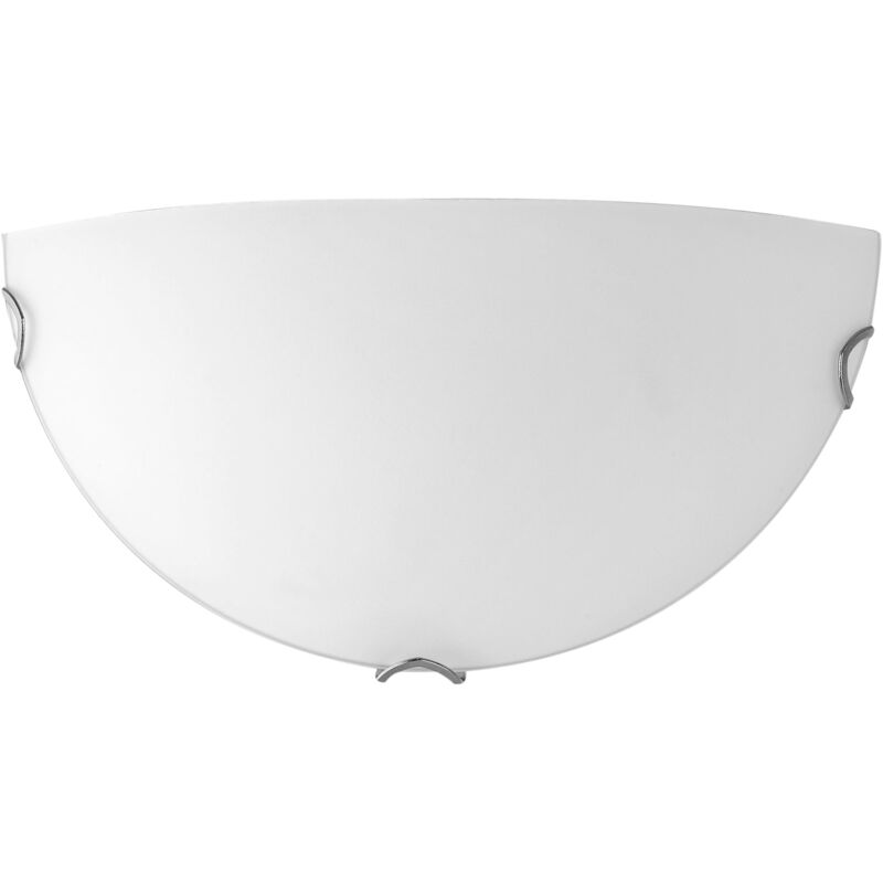 foto del prodotto applique oblo in vetro bianco 30x15 cm. bianco