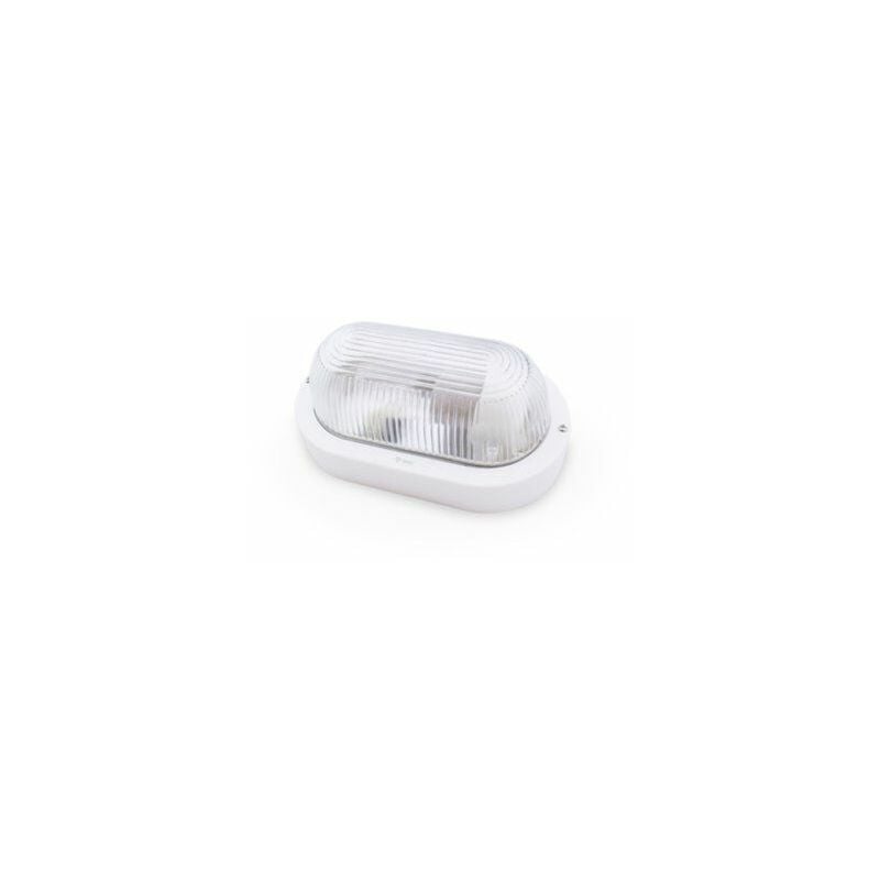 foto del prodotto applique ovale in termoplastica bianco e27 gsc 0700644