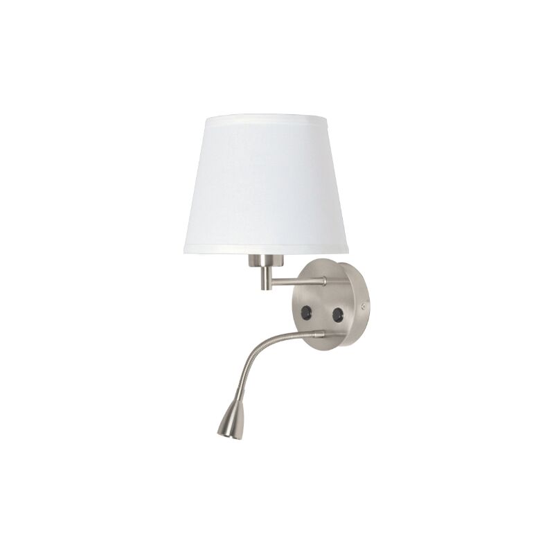 foto del prodotto applique pair e27 con faretto da lettura a led da 3w