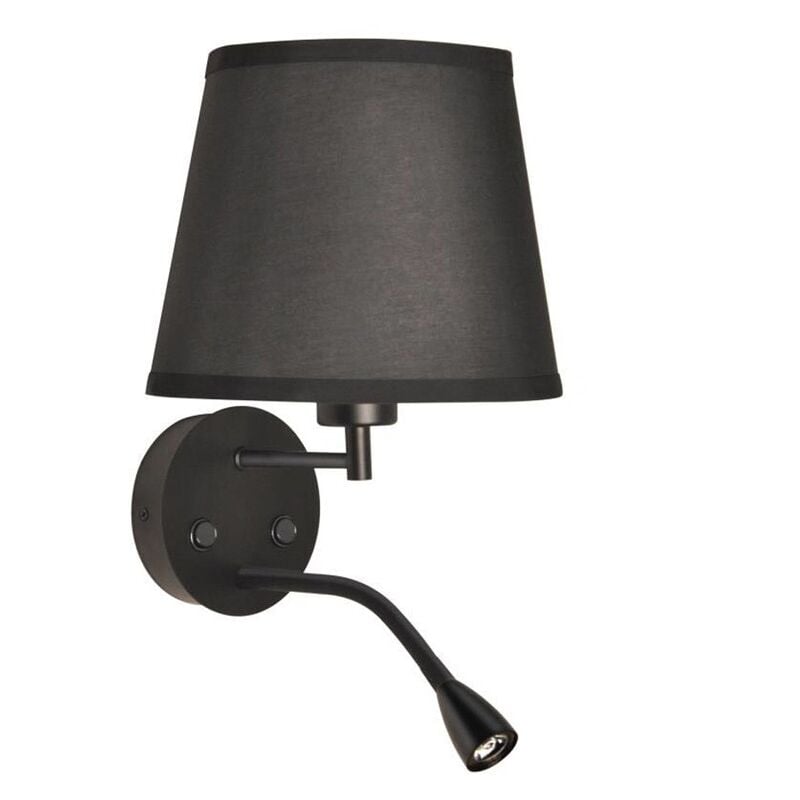 foto del prodotto applique pair e27 con faretto da lettura a led da 3w