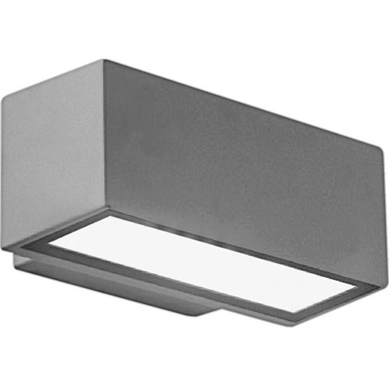 foto del prodotto applique palladio e27 22x12xh9cm ip54 silver
