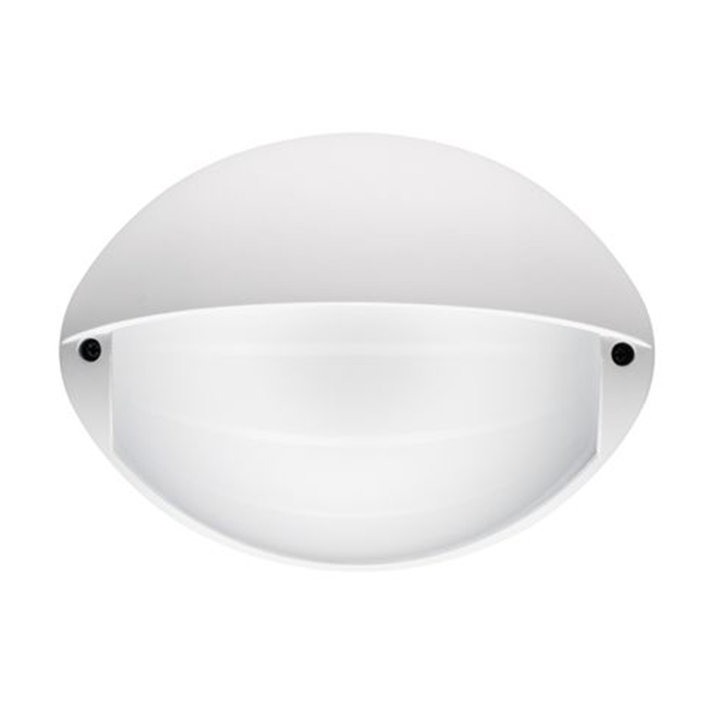 foto del prodotto applique palpebra contemporanea coconut alluminio bianco 1 luce led 7w 4000k