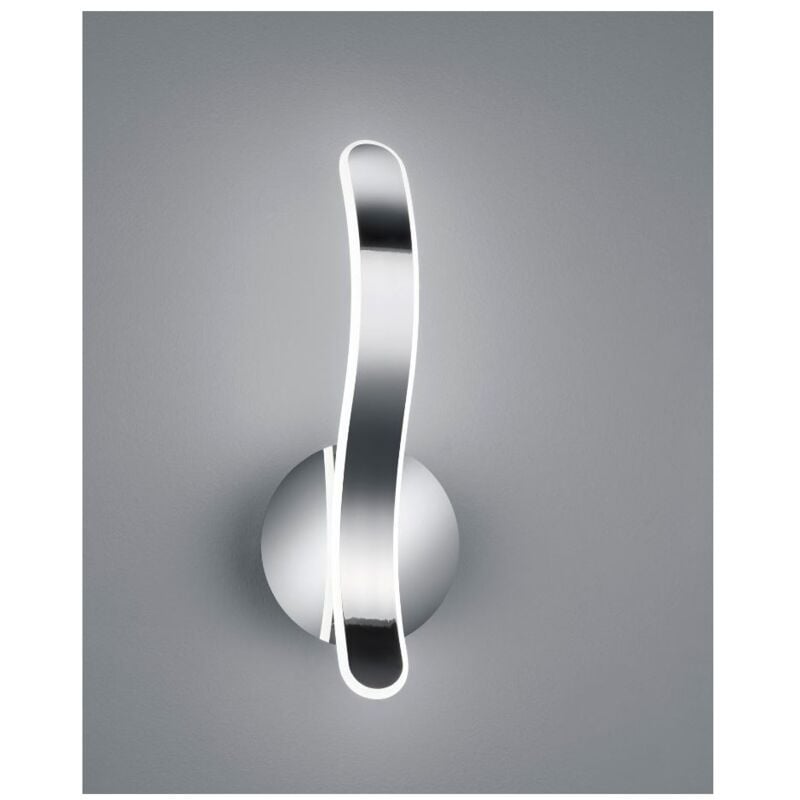 foto del prodotto applique parete design led dimmer 4000k parma cromo trio lighting