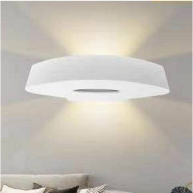 foto del prodotto applique parete gesso ip20 doppia emissione verniciabile led attacco r7s gs e75 trade shop traesio