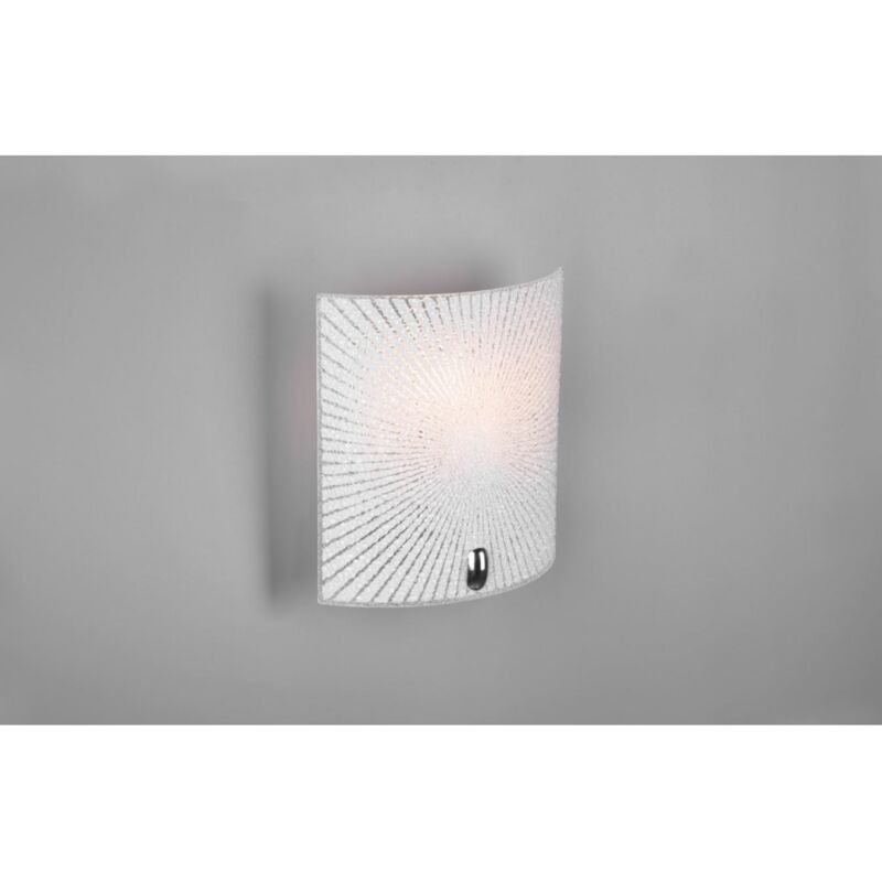 foto del prodotto applique parete moderna vetro trasparente elisa 1xe27 trio lighting