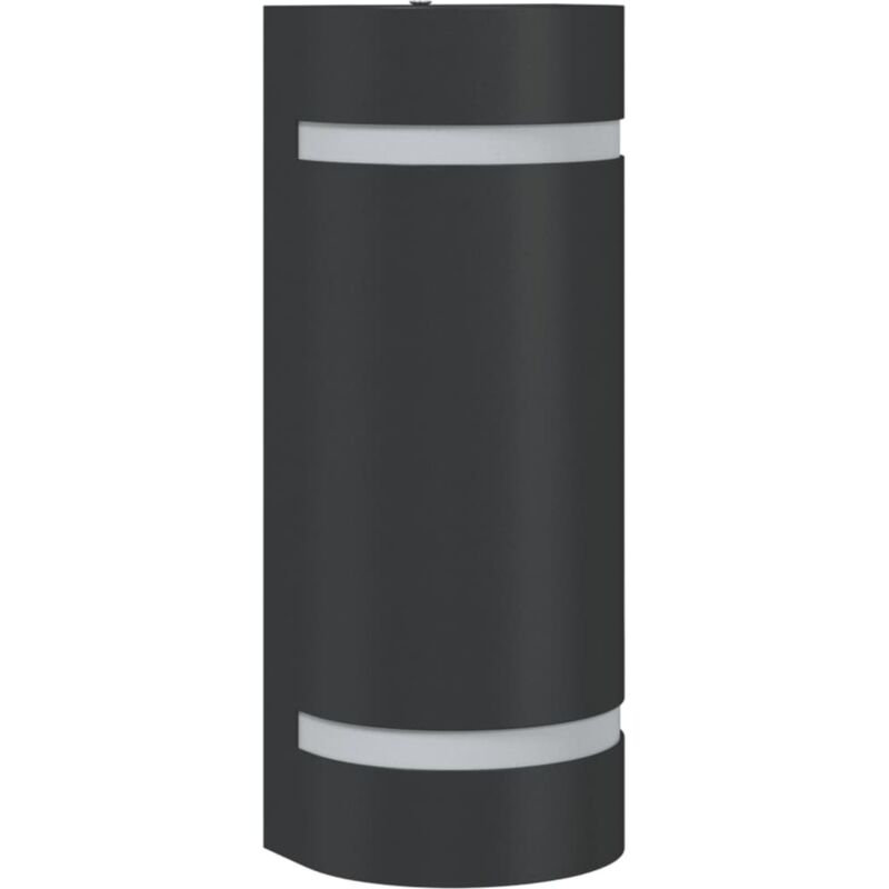 foto del prodotto applique per esterni nera in alluminio pressofuso - vidaxl