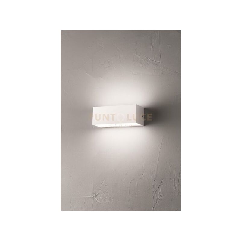foto del prodotto applique per esterno led a doppia emissione falco ap.falco bco bianco