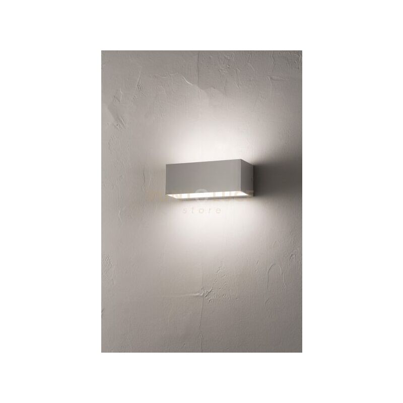 foto del prodotto applique per esterno led a doppia emissione falco ap.falco silver cromo