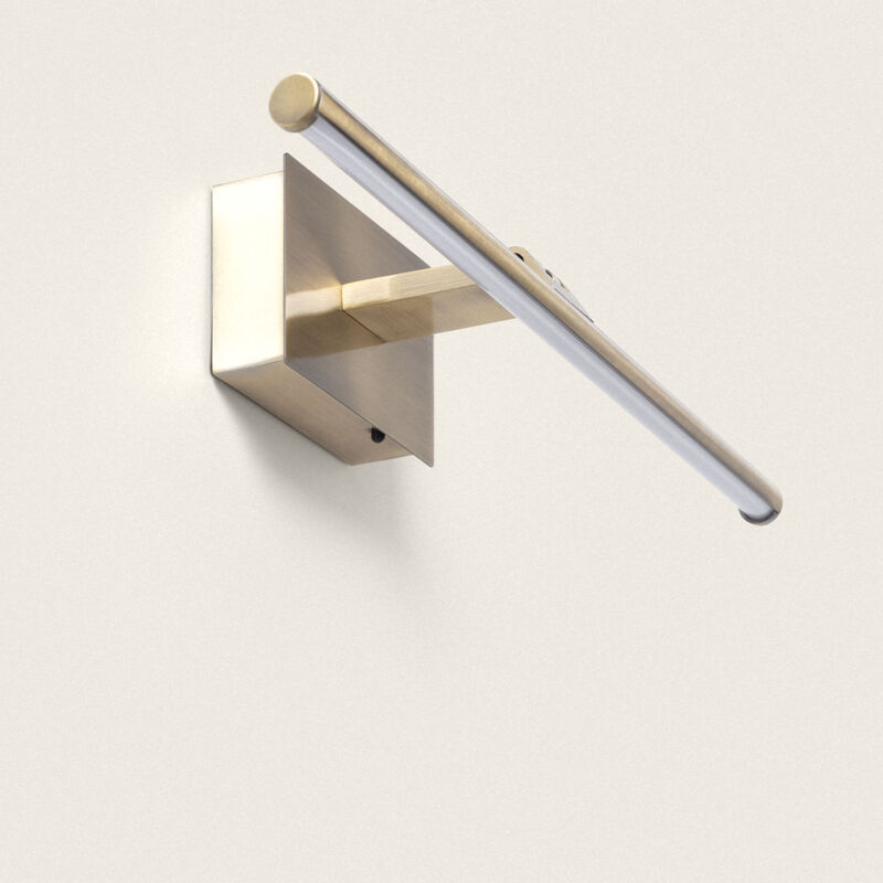 foto del prodotto applique per quadri led slimlight da 1,8 w con telecomando ottone