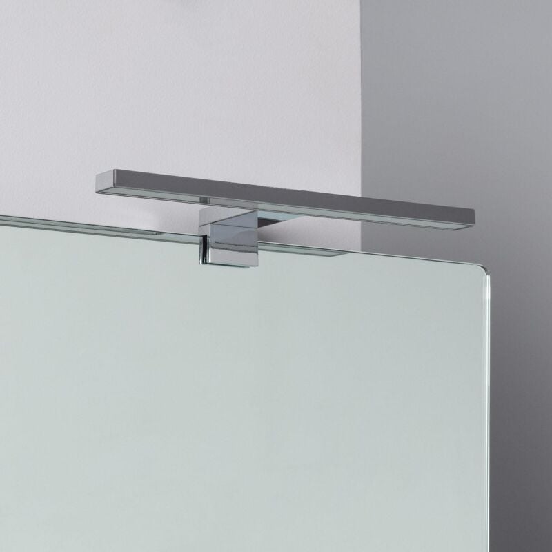 foto del prodotto applique per specchio del bagno carl 5w argento bianco freddo 6000k
