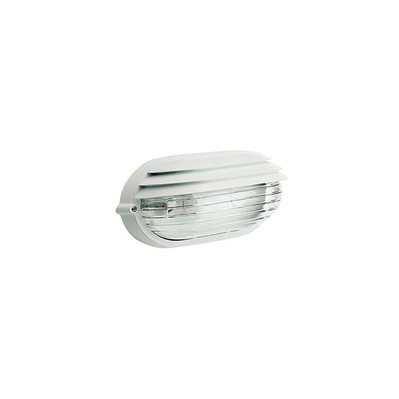 foto del prodotto applique picc. e27 linea palpebra ovale bianco