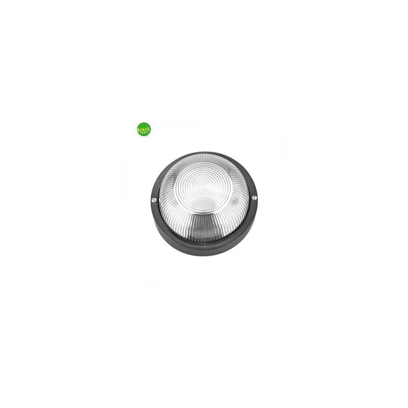 foto del prodotto applique plafoniera da esterno tonda green light efesto ip44 e27 nera
