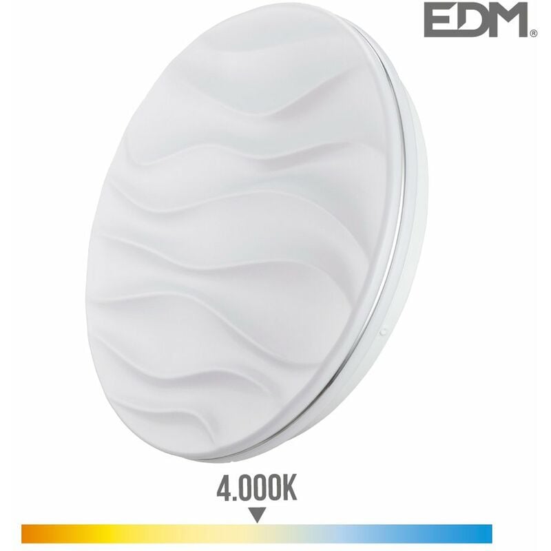 foto del prodotto applique plafoniera led edm 32560 desert f 12 w 4000 k 