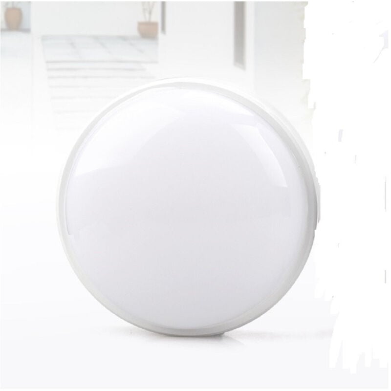 foto del prodotto applique plafoniera led lampada tonda tartaruga esterno interno a parete 15w trade shop traesio