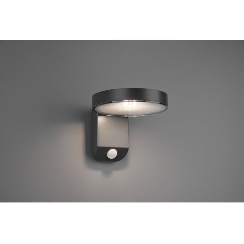 foto del prodotto applique posadas led antracite ip44 con sensore movimento trio lighting