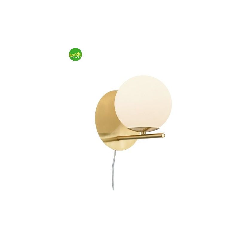 foto del prodotto applique pure trio lighting 1xe14 ottone opaco