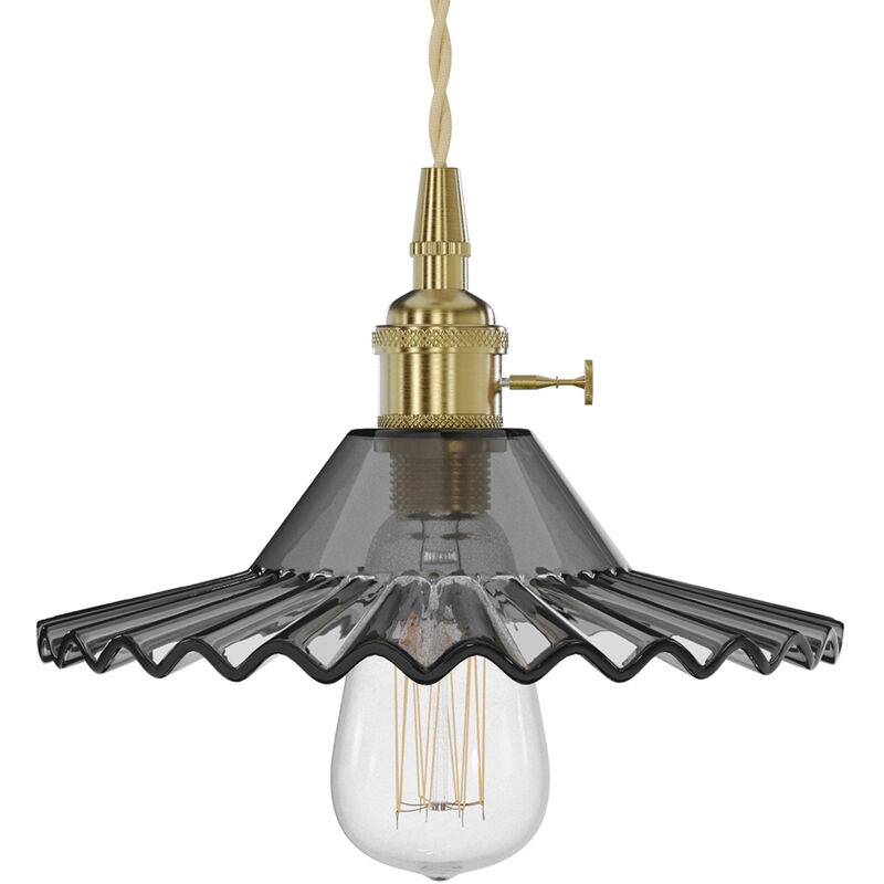 foto del prodotto applique retr a parete design retr escarlata nero