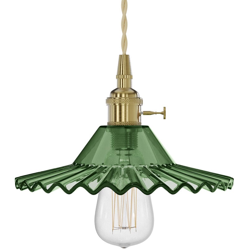 immagine 0 del prodotto applique retr a parete design retr escarlata verde