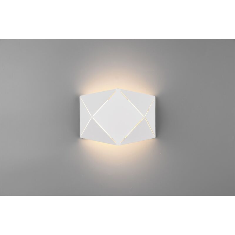 foto del prodotto applique rettangolare led zandor bianco l18 cm trio lighting