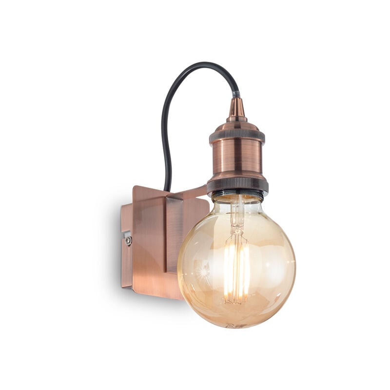 foto del prodotto applique rustica country frida metallo rame 1 luce e27