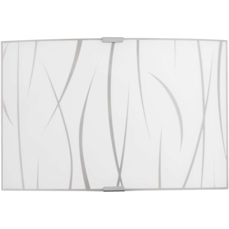 foto del prodotto applique simone 30 1xe27 vetro lastra bianco 4 pz