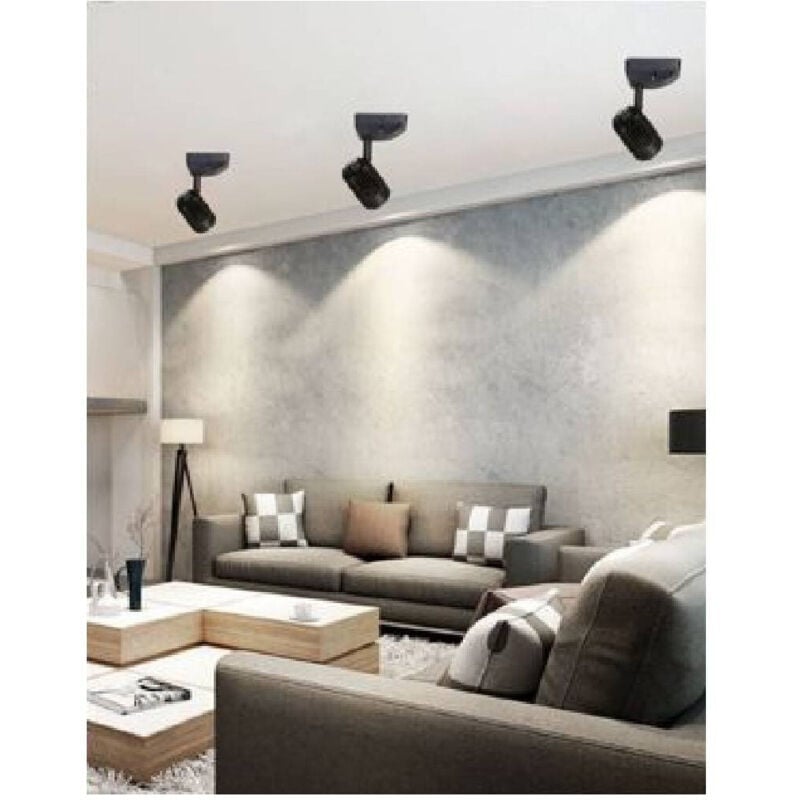 foto del prodotto applique soffitto led cob 11 w faretto proiettore luce 3000k 6500k 4000k f11w-h - -bianco naturale - - trade shop traesio