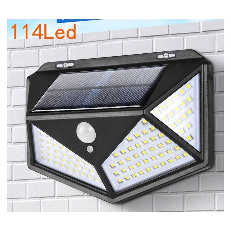 foto del prodotto applique solar rated 800 luxurie 114 led 2400mah solar lighting jandei