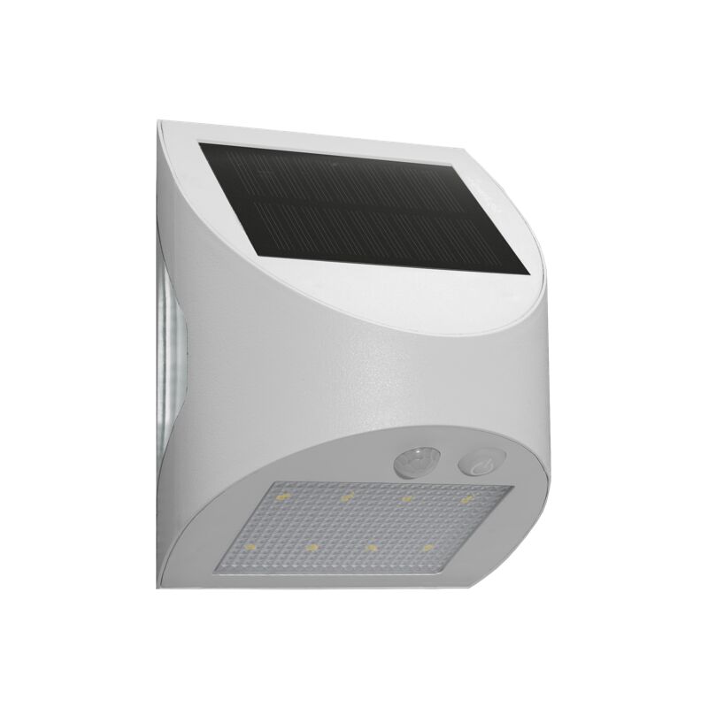 foto del prodotto applique solare arcadia max bianco 3w 4000k 300lm acmbi 031040 century