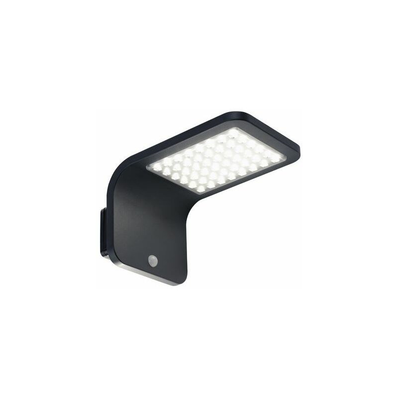 foto del prodotto applique solare da esterno a led 3w 4000k sovil nero