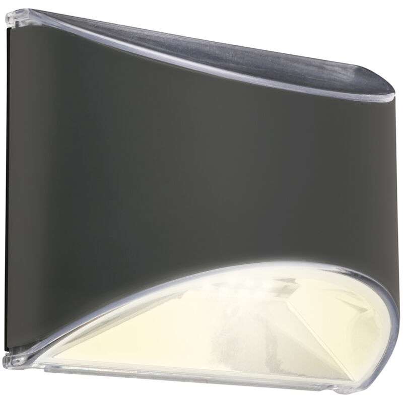 foto del prodotto applique solare nordico suna plastica grigio antracite led integrato 2w 3000k