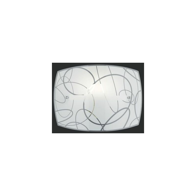 foto del prodotto applique spirelli decoro cerchi cm 30x30 e27