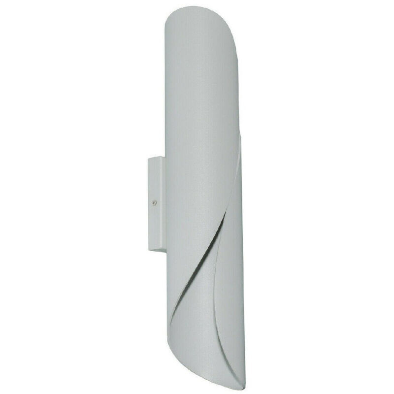 foto del prodotto applique ultra moderno spirale doppia emissione da parete lampada attacco g9 e31 bianco trade shop traesio