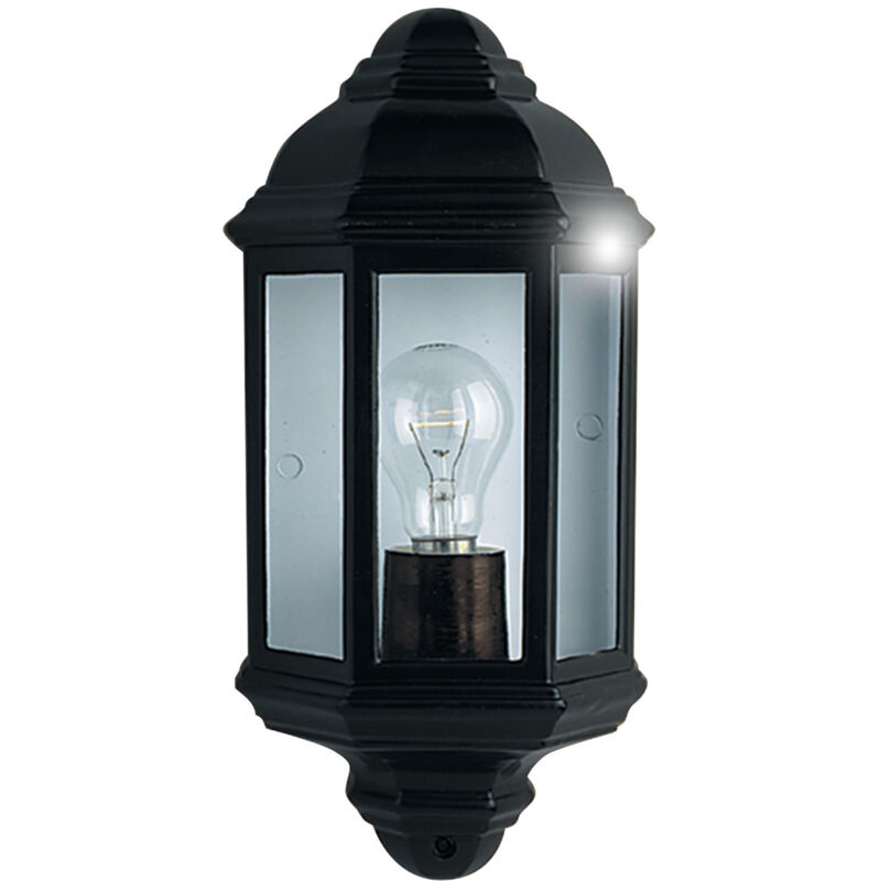 foto del prodotto applique vintage dec maine alluminio nero 1 luce e27
