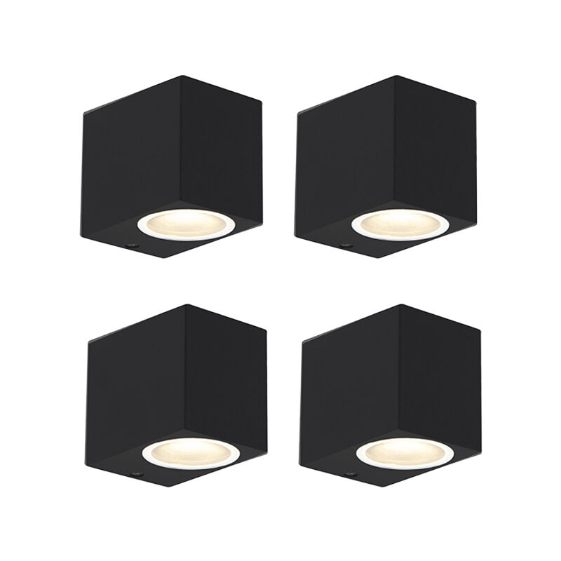 foto del prodotto appliques baleno moderno alluminio nero allungato max. 1 x watt qazqa