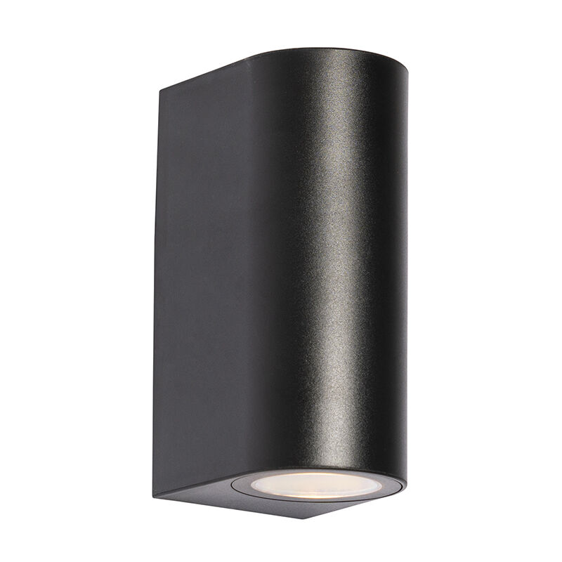 foto del prodotto appliques baleno - moderno - plastico - nero - ovale max. 2 x watt - qazqa