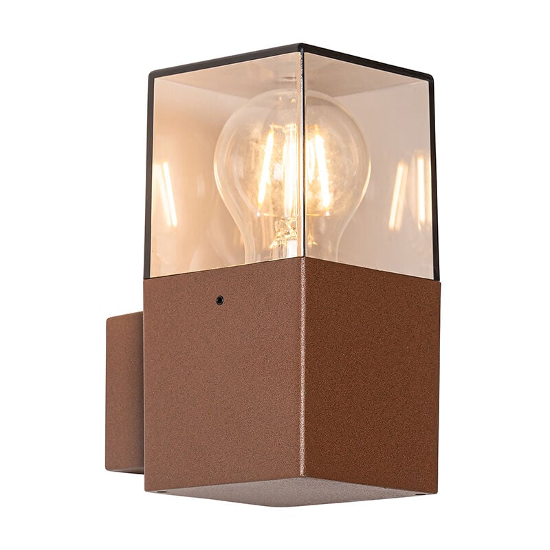 foto del prodotto appliques denmark industriale alluminio,plastico ruggine oblungo max. 1 x watt qazqa