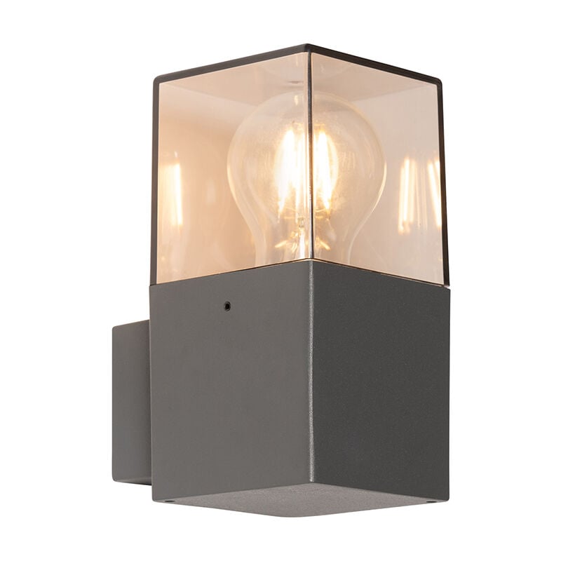 foto del prodotto appliques denmark moderno alluminio,plastico grigio scuro allungato max. 1 x watt qazqa