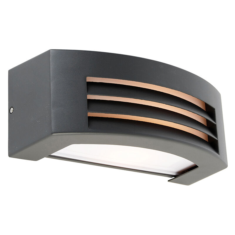 foto del prodotto appliques hurricane moderno alluminio,plastico grigio scuro allungato max. 1 x watt qazqa