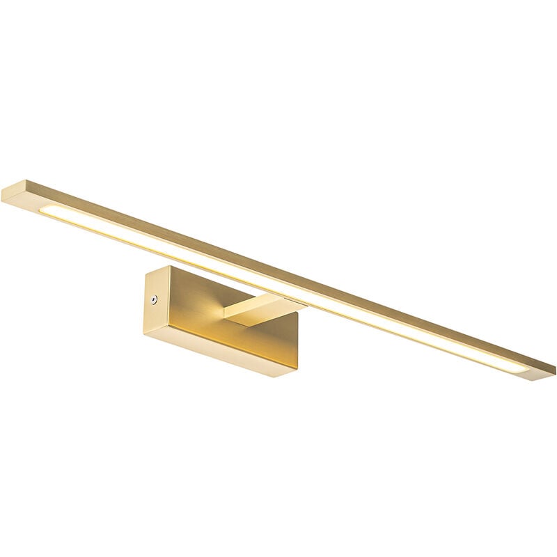 foto del prodotto appliques jerre design acciaio,plastico oro ottone oblungo non sostituibile led max. 1 x 22 watt qazqa