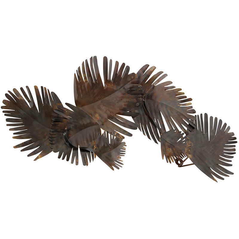 foto del prodotto appliques lauf art d co acciaio rame organico max. 1 x watt qazqa